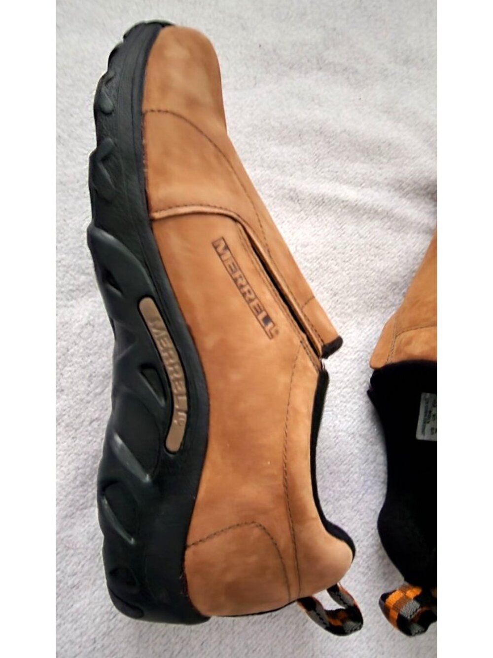 Merrell Big Kids Jungle MOC Nubuck Shoes Hiking Sneaker Brown Nubuck Size US 7M - Picture 8 of 13